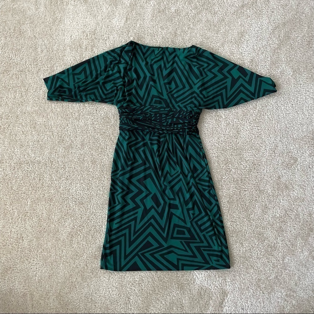 EUC Women’s Just..Taylor Green and Black Dress!